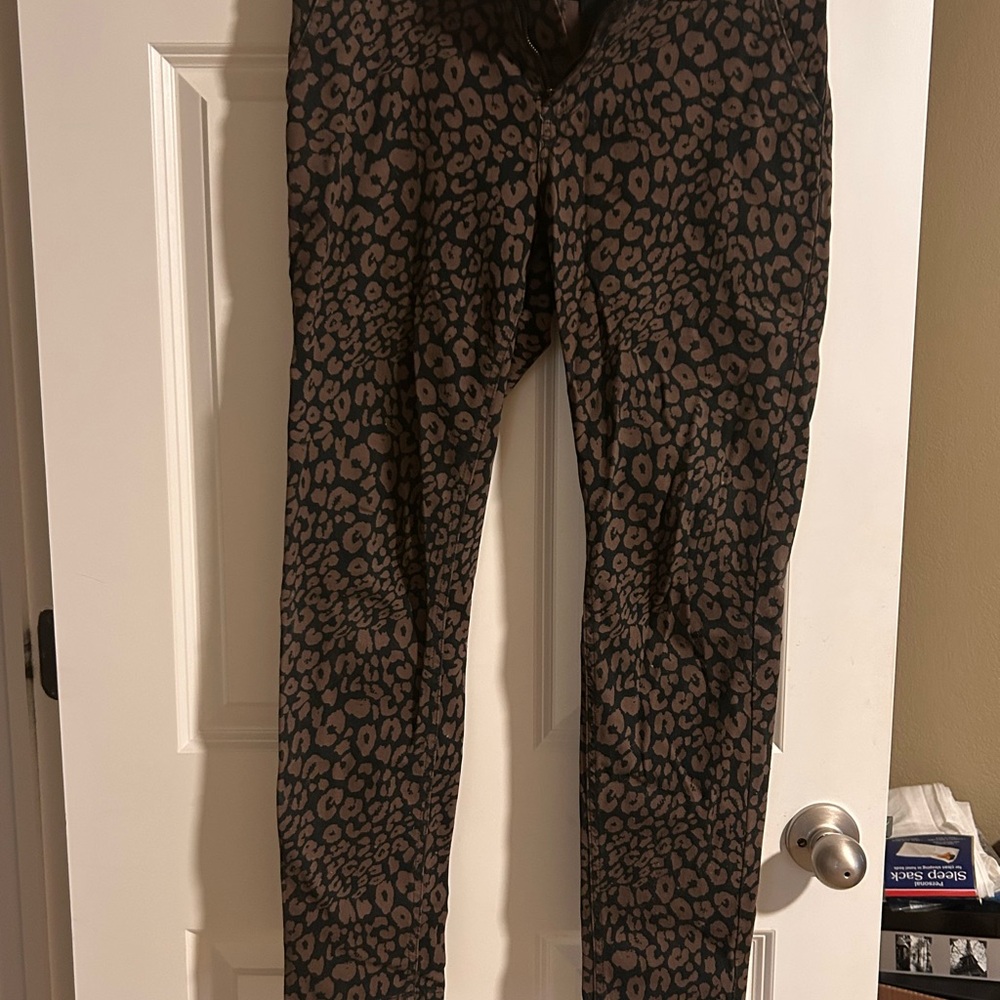 Sanctuary Women's Skinny Jeans - Black and Brown Leopard Print